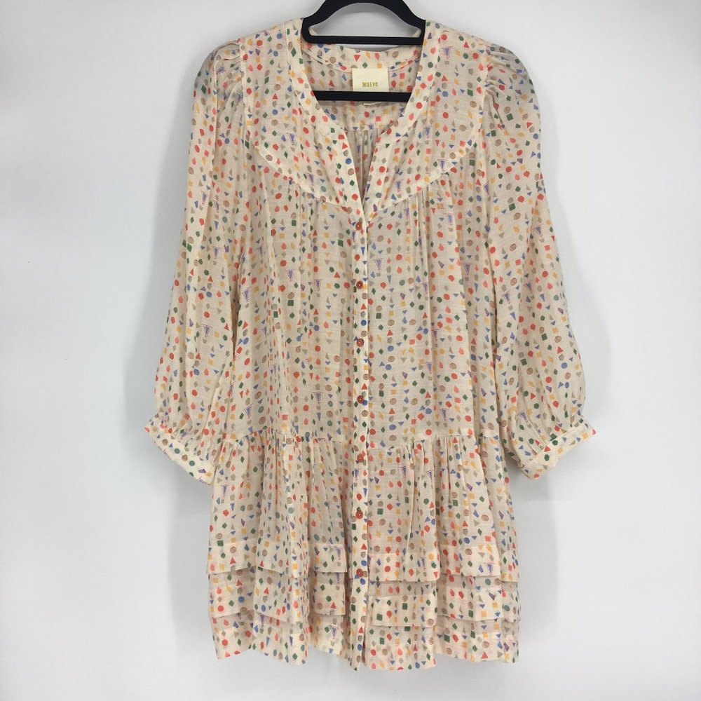 Anthropologie Maeve Paccia Tunic Large - Picture 2 of 6